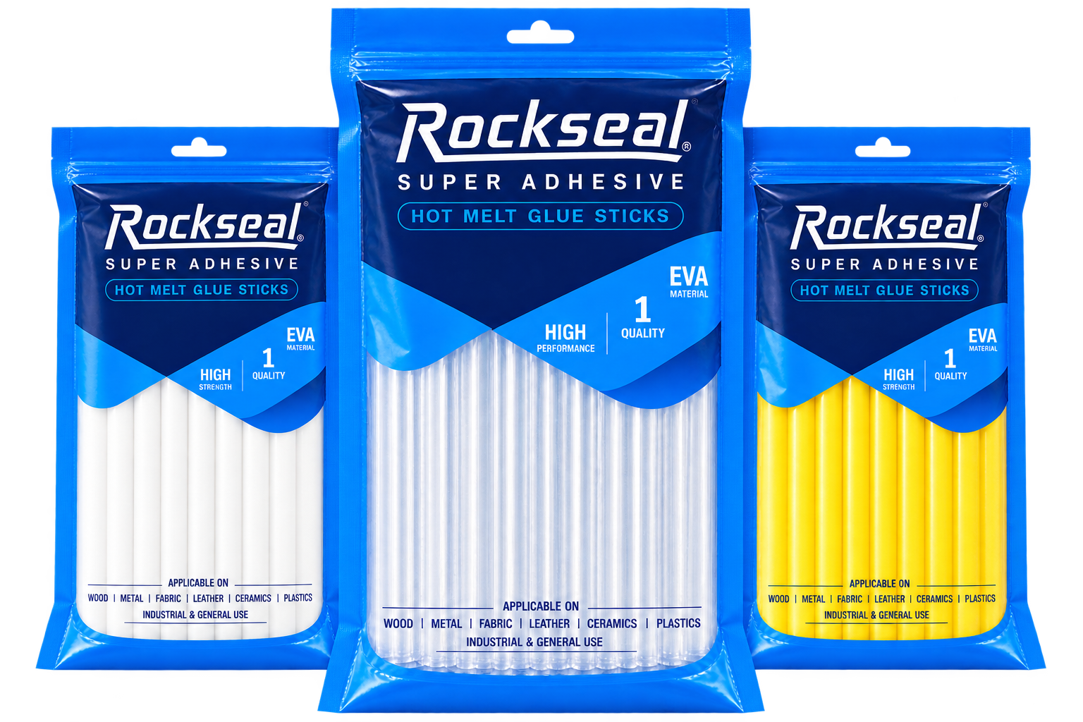 Rockseal Hot Melt Glue Sticks & Granules Range - Bapa Sitaram Enterprise